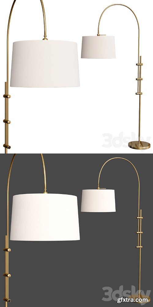 Maren arc floor lamp