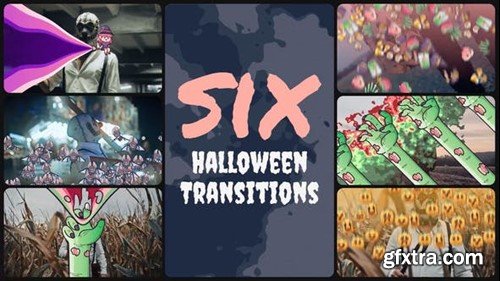 Videohive Halloween Transitions v2 48145002