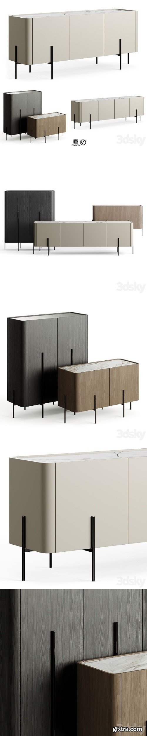 Liu Jo Caillou Low Cupboard