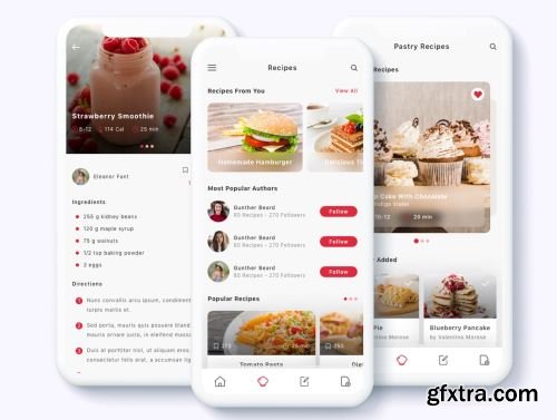 Roka - Recipes and Food Plan App UI Kit Ui8.net