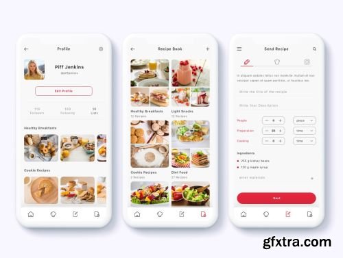 Roka - Recipes and Food Plan App UI Kit Ui8.net