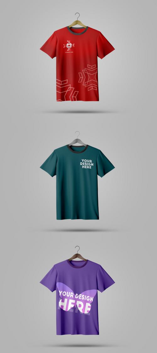 Hanging White T-shirt Mockup 639421854