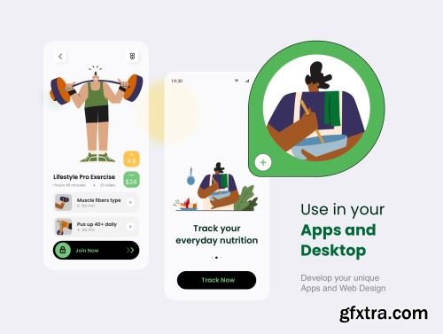 Roaster - Healthy Life Illustration Ui8.net