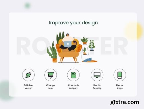 Roaster - Healthy Life Illustration Ui8.net