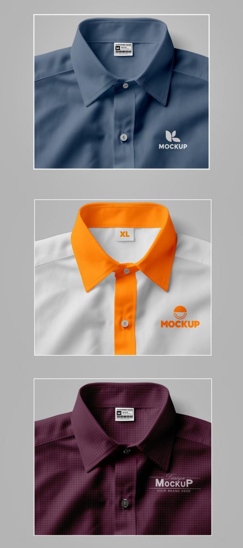 Dress Shirt Close-up Mockup 639421644