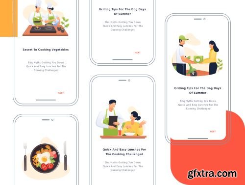 Restaurant Illustration Pack Ui8.net