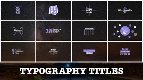 Videohive - Typography Titles | Mogrt - 48017252 - 48017252