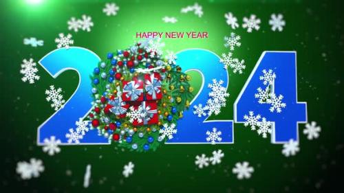 Videohive - Happy New Year Greeting Card 2024 V5 - 48023715 - 48023715