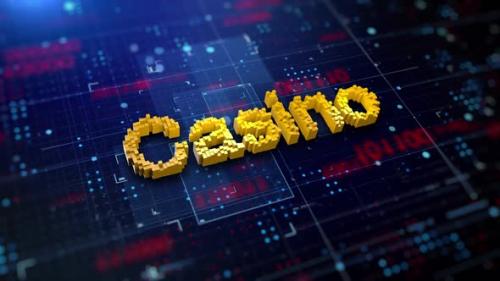 Videohive - Pixelated Word Casino - 48023722 - 48023722