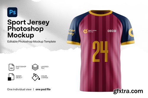 Sport jersey mockup ZKWW6UX