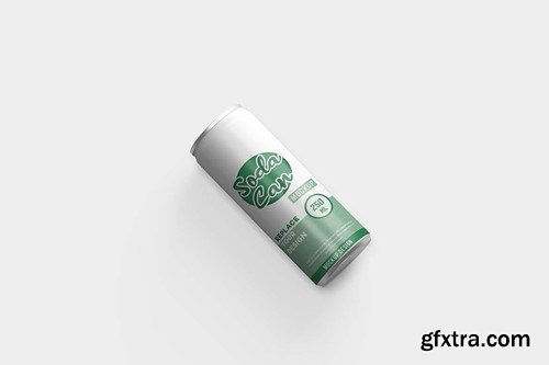 10 Soda Can Mini Mockup 9S92WMM