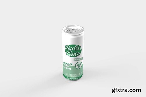 10 Soda Can Mini Mockup 9S92WMM