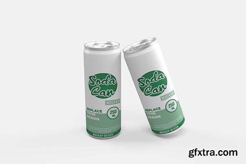 10 Soda Can Mini Mockup 9S92WMM