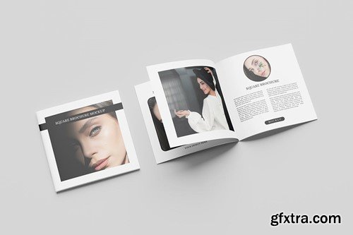 Square Catalog Brochure Mockup D3SL26Z