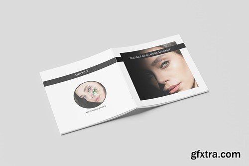 Square Catalog Brochure Mockup D3SL26Z