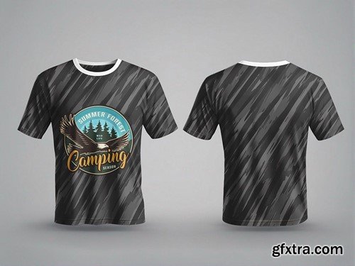 T-shirt Mockup Front and Back RN42JRV