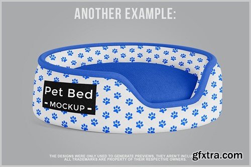 Pet Bed Mockup QLFJCZU