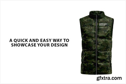 Down Vest Mockup GKQA9PY