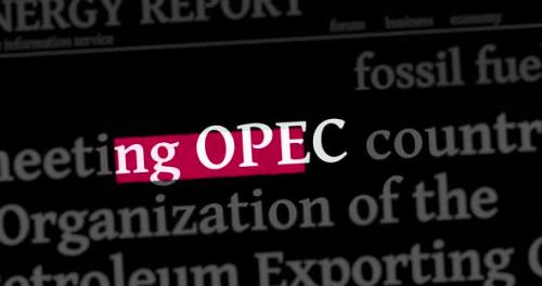 Videohive - OPEC Oil Petroleum Exporting headline news titles media - 48024735 - 48024735