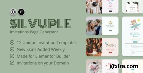 CodeCanyon - Silvuple - Online Invitations Maker (Addon For Elementor) v1.0.1 - 47041912 - Nulled