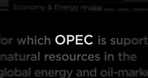 Videohive - OPEC Oil Petroleum Exporting headline titles media seamless loop - 48025063 - 48025063