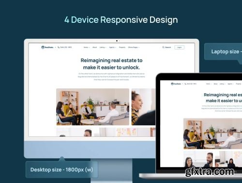 RealStatic - Real State Website Design Ui8.net