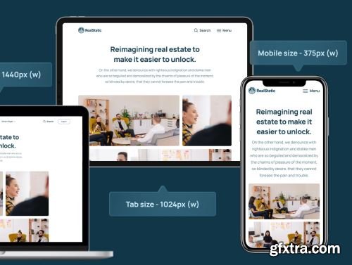 RealStatic - Real State Website Design Ui8.net