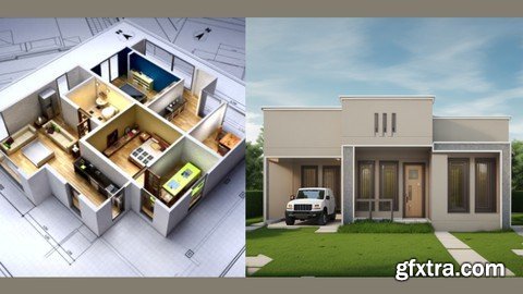 Sketch Up Pro 3D Bungalow From Beginning To Advance Level