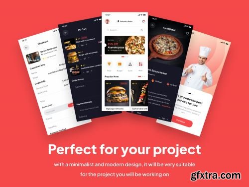 Resfood - Food Delivery App UI Kits Ui8.net