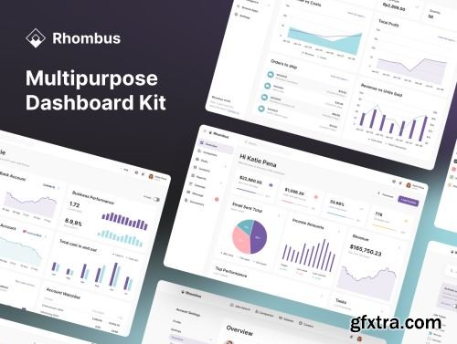 Rhombus Dashboard UI Kit Ui8.net