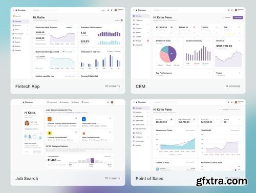 Rhombus Dashboard UI Kit Ui8.net