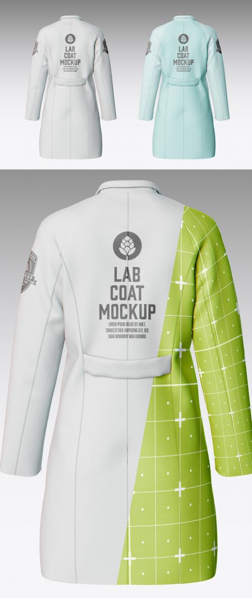 Women's Lab Coat Mockup 639338087