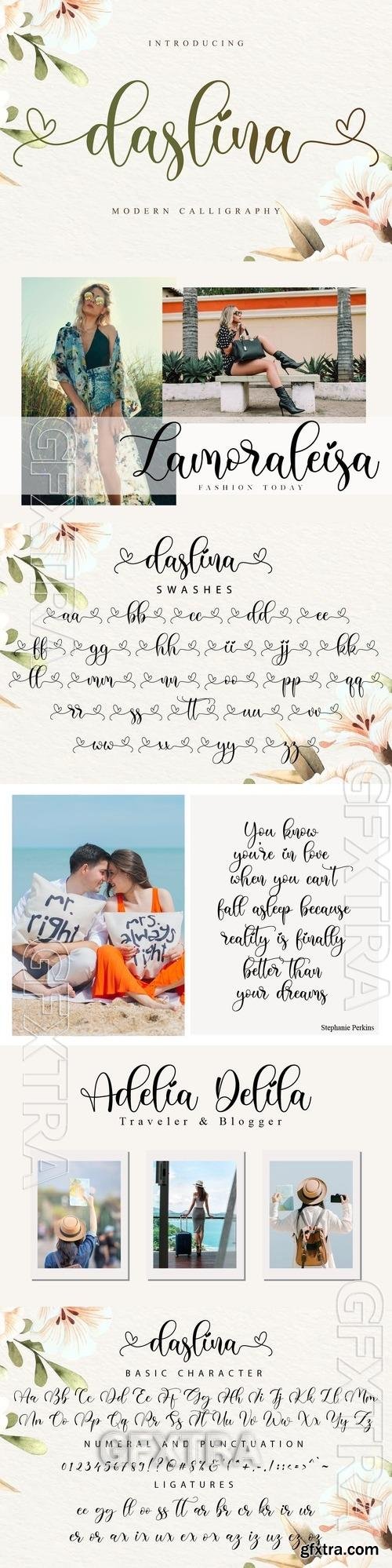 Daslina - Wedding Font HLU928C