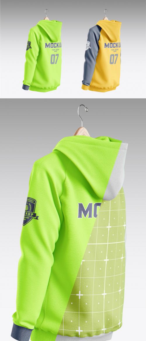 Sweatshirt Hoodie with Hanger Mockup 639337813