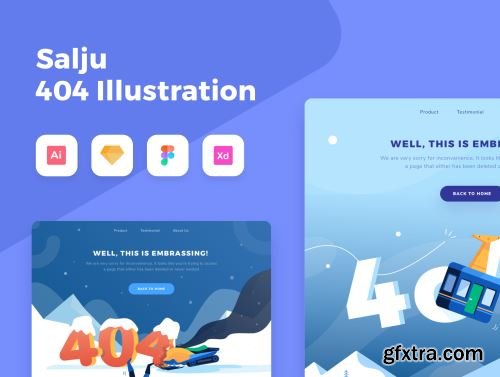 Salju 404 illustration-Vol.1 Ui8.net