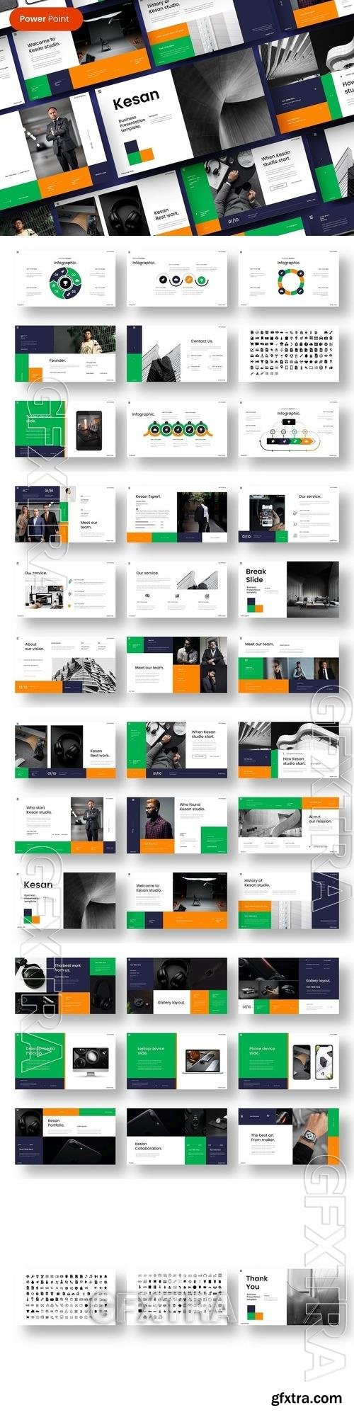 Kesan - Business PowerPoint Template CKCLEZN