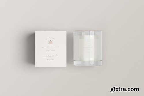 Candle & Box Mockup JULX4KK