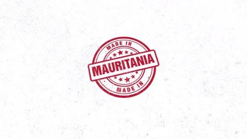 Videohive - Made In Mauritania Rubber Stamp - 48025328 - 48025328