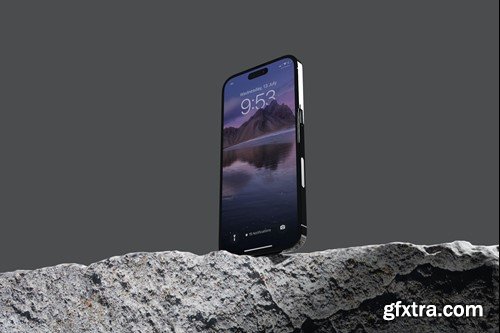 iPhone Stand Display Mockup YRAMVL2