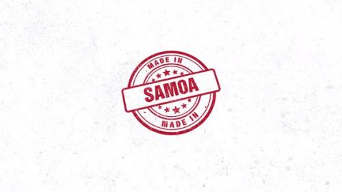 Videohive - Made In Samoa Rubber Stamp - 48025332 - 48025332