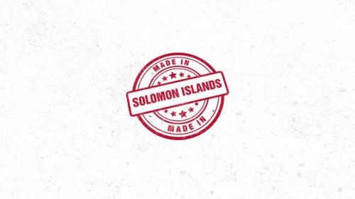 Videohive - Made In Solomon Islands Rubber Stamp - 48025333 - 48025333