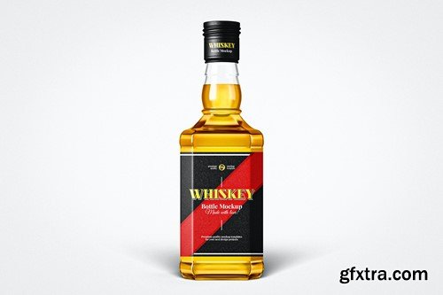 Whiskey Bottle Mockup B99QPEM