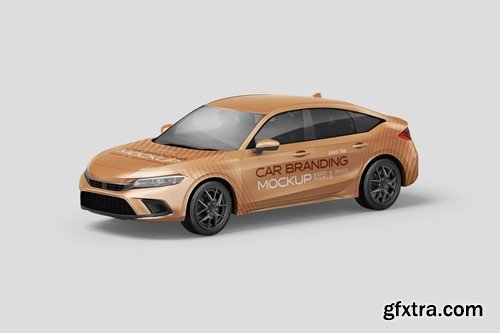 Modern Sedan Car Mockup Set FN2UCDF