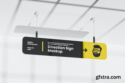 Direction Sign Mockup AVDAJ6S