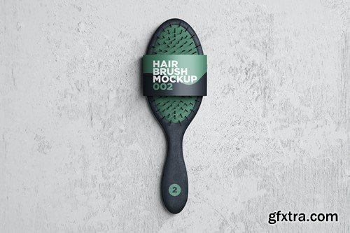 Hair Brush Mockup 002 8GL98JY