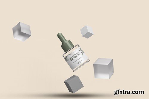 Serum Bottle Mockup 7A2LG6X