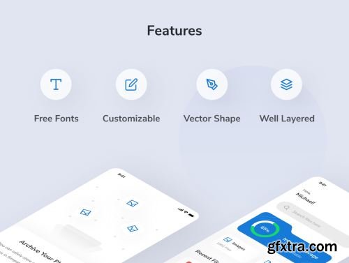 Simpan - File Manager App UI Kit Ui8.net