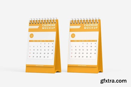 Mini Desk Calendar Mockup DLX6AJP