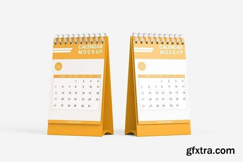 Mini Desk Calendar Mockup DLX6AJP