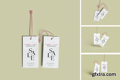 Label Tag PSD Mockup ZL3EBQC